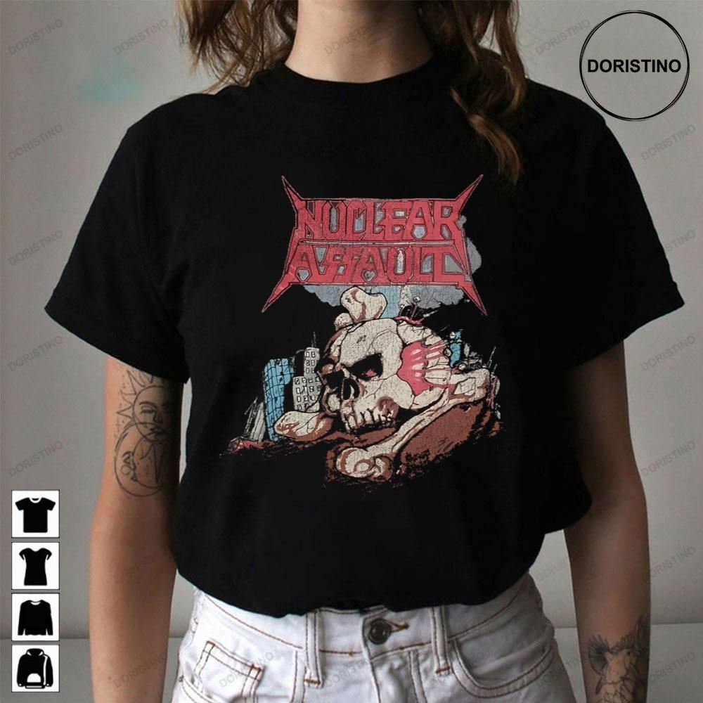 Skull Vintage Nuclear Assault Awesome Shirts